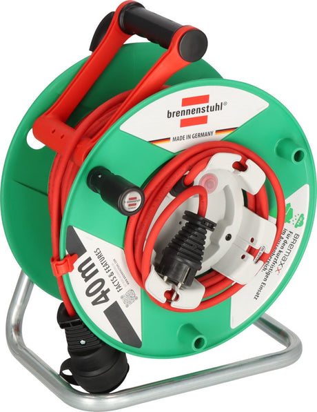 Brennenstuhl garant g ip44 kabelhaspel (buiten kabelhaspel voor de tuin met 38+2m kabel in rood, speciale kunststof, korte termijn buitengebruik, made in germany)