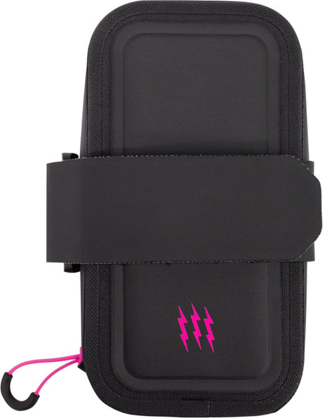 Muc-off zadeltas - fietstas - 0.7l - zwart - weerbestendig - klittenbandsluiting - geschikt voor multitool en binnenband