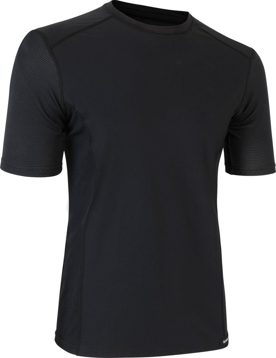 Gripgrab - windbreaking thermal korte mouw fiets ondershirt windafwijzend lente herfst thermoshirt - zwart - heren - maat xxl