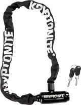 Kryptonite keeper 585-ketting met geïntegreerd slot – kettingslot fiets – fietsslot met ketting elektrische fiets – 85 cm – staal – zwart