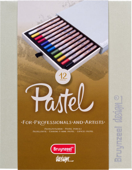 Bruynzeel design pastelpotlood box | 12 kleuren