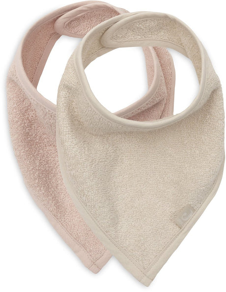 Jollein lätzchen bandana - silk rose sand - 2 stück