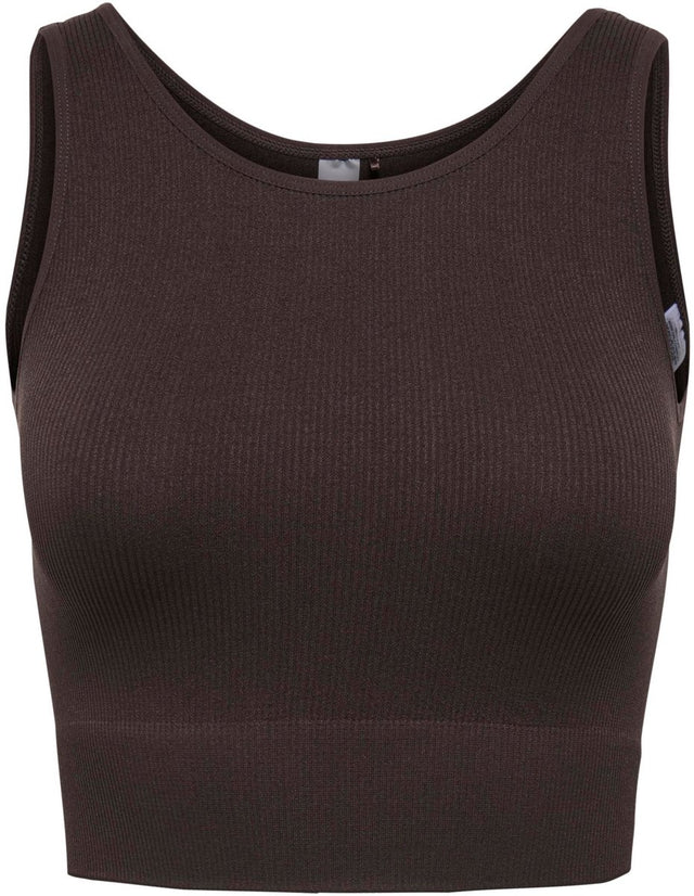 Only play onpjaia life un sl seam short top noos dames top - chocolate torte s