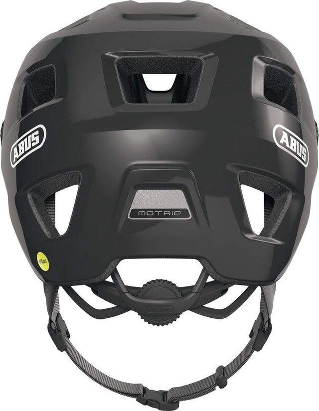 Abus fietshelm motrip mips shiny black s - 51-55 cm - zwart - geschikt voor gebruik op mountainbikes - 350 g