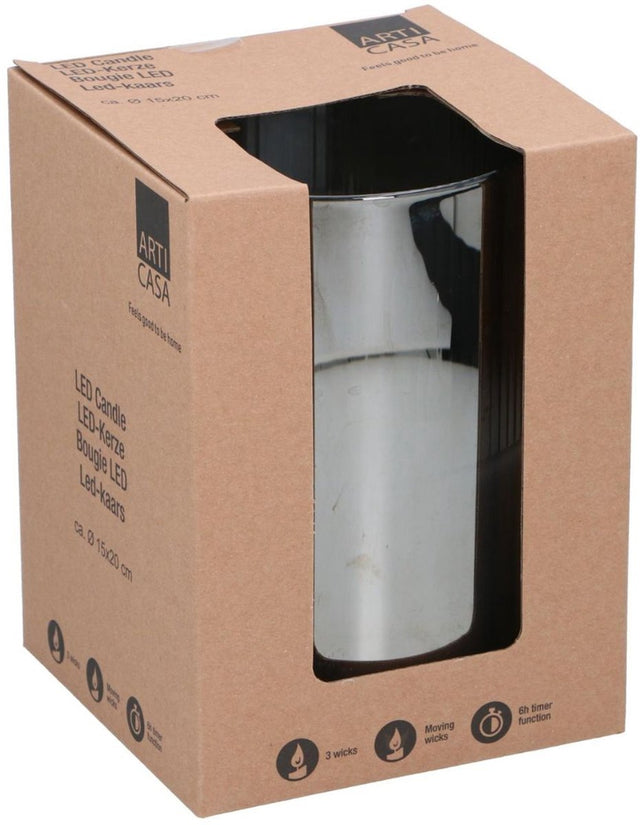 Arti casa glass led candle