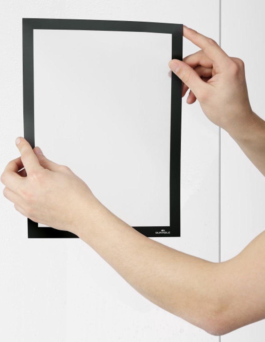 Durable duraframe sun a4 zwart | pak met 2 stuks