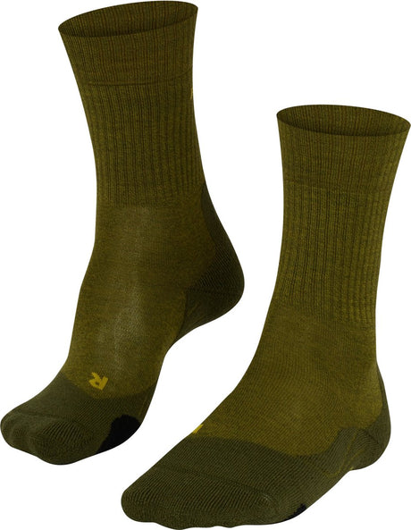 Falke tk2 wool anti-blaar dik wol functioneel materiaal wandelsokken heren groen - maat 44-45 44 45