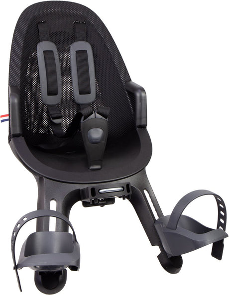 Qibbel voorzitje air incl. adapter 1? ge�nt. kabels zwart