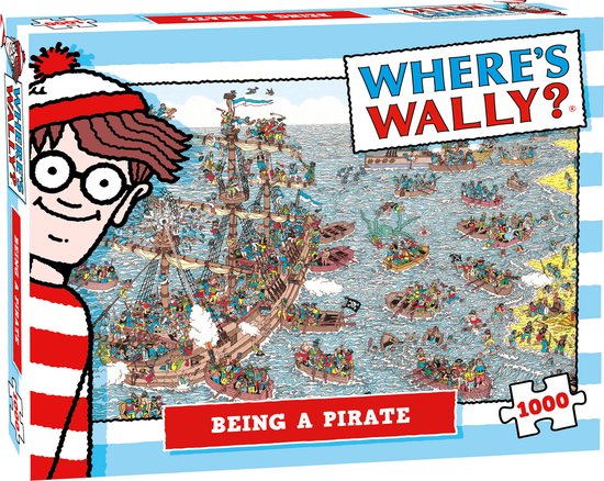 Plenty gifts where’s wally being a pirate puzzel 1000 stukjes