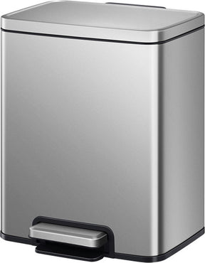 Eko - madison pedaalemmer 12 liter - stainless steel plastic - misty mat rvs - prullenbak