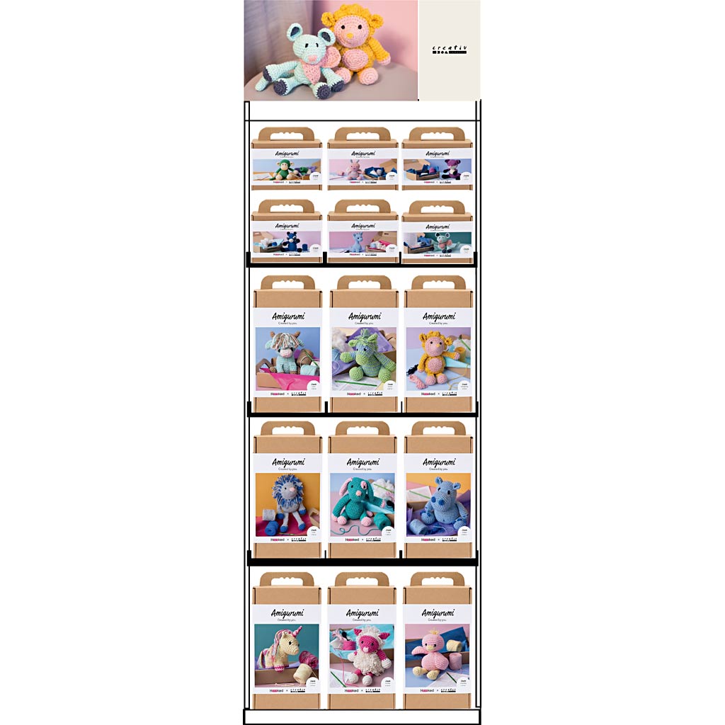 Http: www.cchobby.nl vloerdisplay-gemonteerd-category-amigurumi-h-1580-mm-l-600-mm-b-400-mm-81-eenh-1-stuk