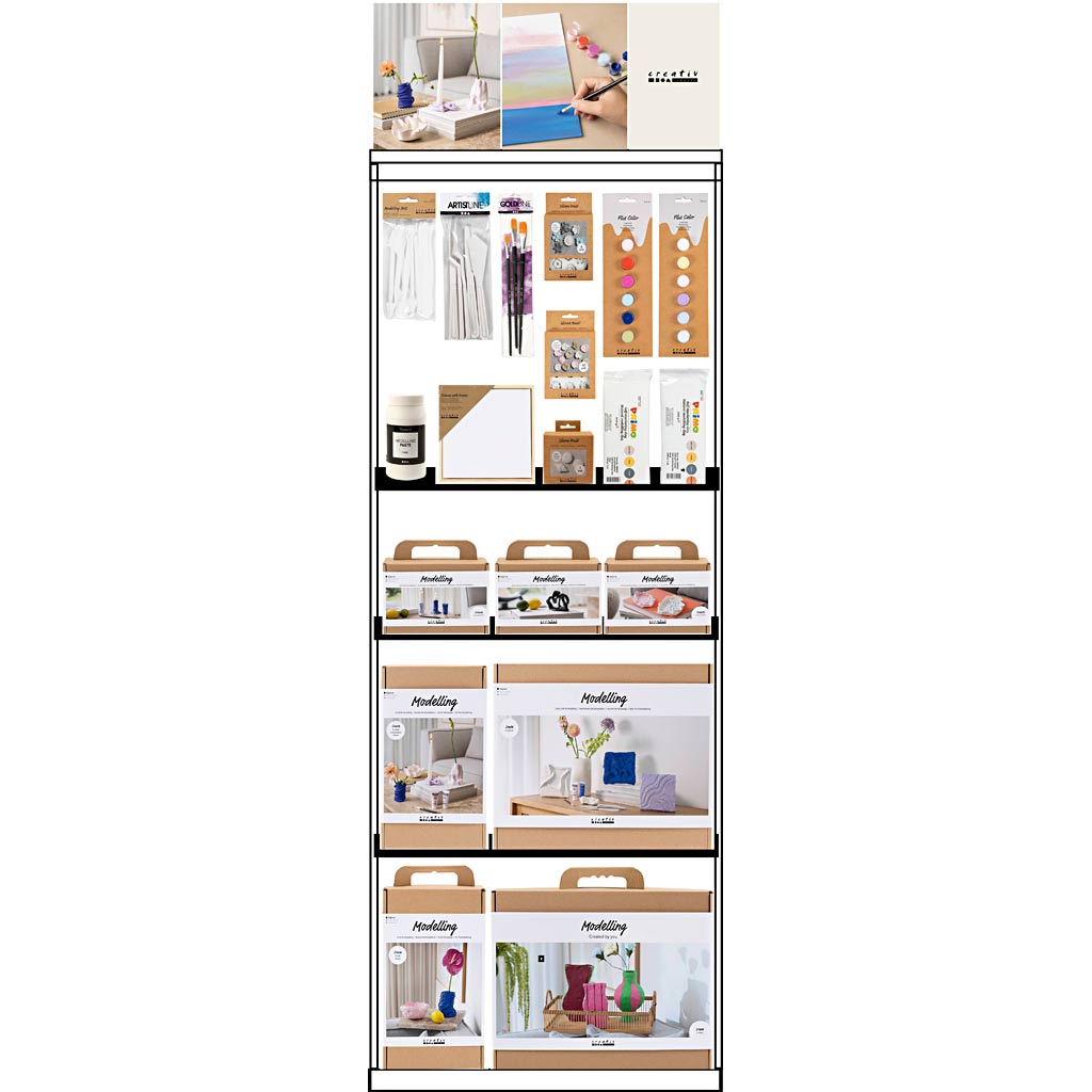 Http: www.cchobby.nl vloerdisplay-ongemonteerd-category-zelfhardende-klei-volwassene-h-1580-mm-l-600-mm-b-400-mm-125-eenh-1-stuk