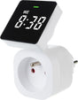 Greenblue gb610 e - digitale tijdschakelaar - digitale schakelklok - schakelklok timer met scherm - schakelklok - max. belasting 16a - ip20 - 8 programma's
