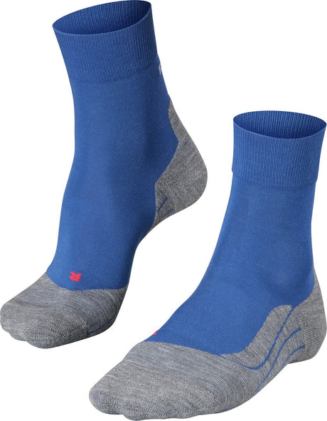 Falke ru4 anti-blaar katoen functioneel materiaal hardloopsokken heren blauw - maat 44-45 44 45