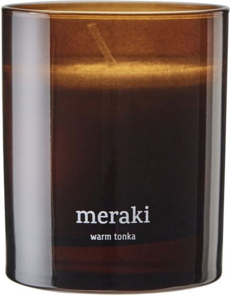 Meraki geurkaars warm tonka medium