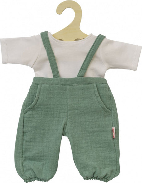 Heless poppen-tuinbroek groen, 28-35 cm (past bij paolo reina gordi-pop) m