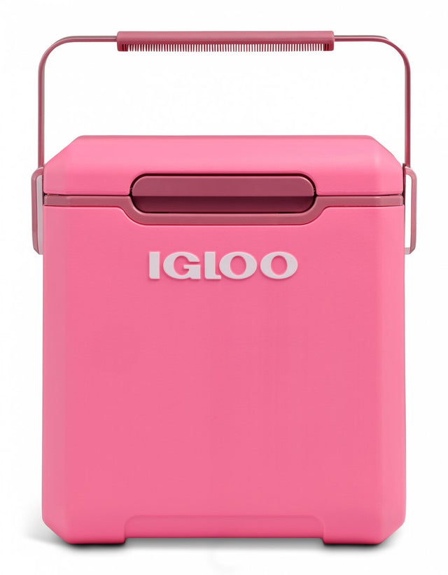 Igloo tag-a-long too highrise koelbox - geïsoleerd - lekvrij - dekselvergrendeling - roze