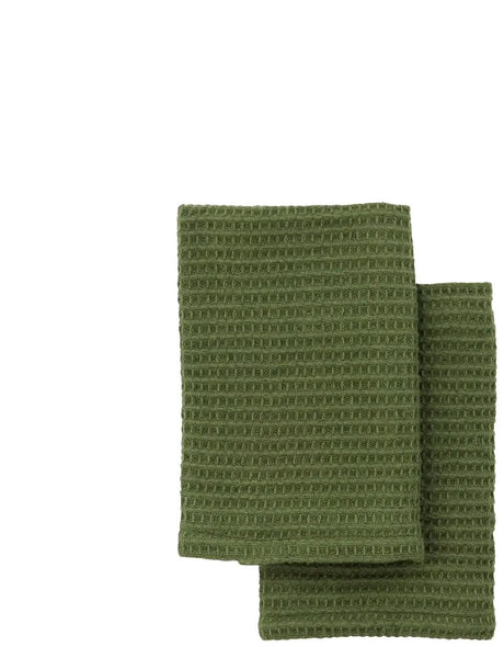 Meraki vaatdoek green groen 30x30 cm - 2 stuks