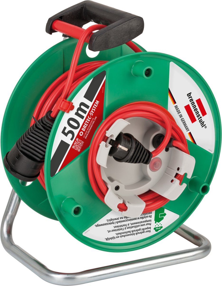 Brennenstuhl garant g bretec tuinhaspels ip44 50m h05vv-3g1.5 *be fr*