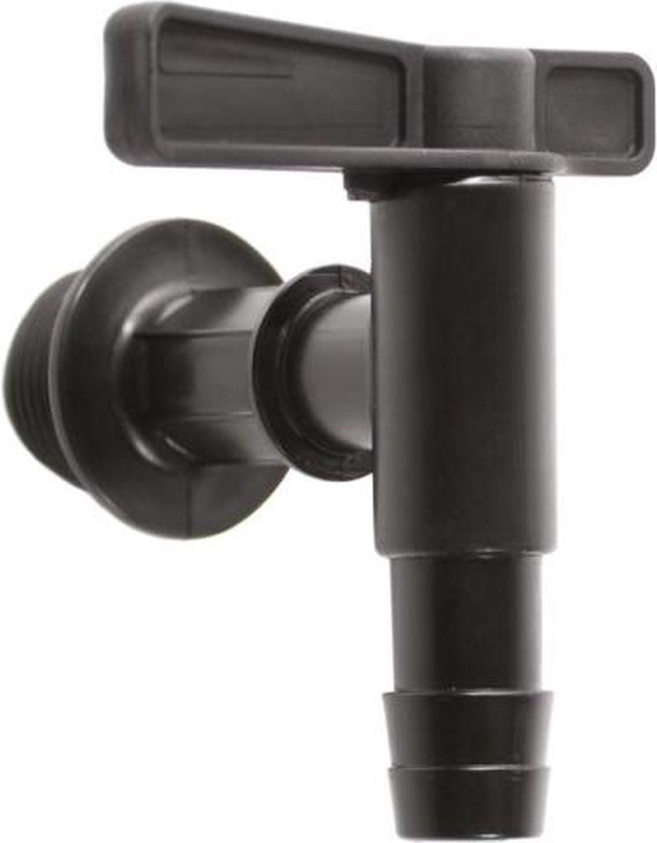 Merkloos sans marque rainwater tank tap cantap - black