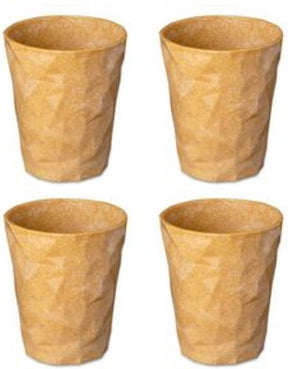 Koziol drinkbeker, 0.25 l, set van 4, organic, houtvezels - | club s 2.0