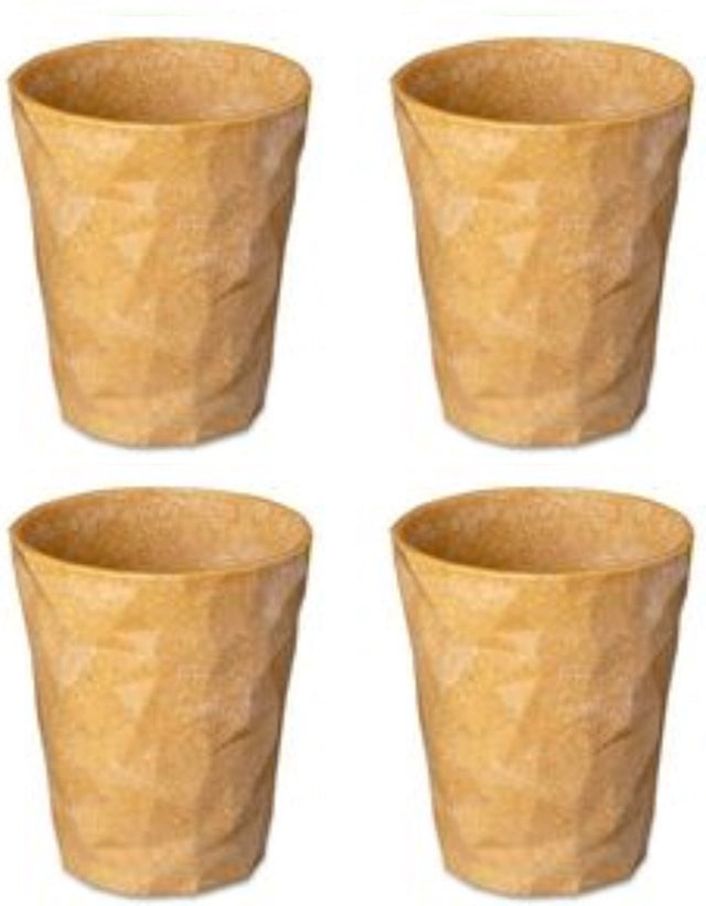 Koziol drinkbeker, 0.25 l, set van 4, organic, houtvezels - | club s 2.0