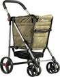 Rolser boodschappentrolley basket polar 4b - kaki