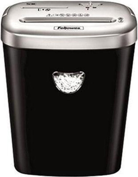 Fellowes papierversnipperaar 53c - vernietigt ook cd's - p4 - 10 vel - zwart en zilver