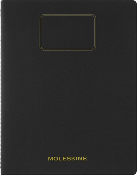 Moleskine schrift student xxl - zachte kraft - blanco - zwart