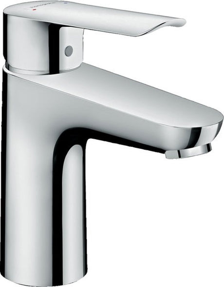Hansgrohe logis e - wastafelmengkraan - ééngreeps bediening - met trekwaste - 100mm - chroom