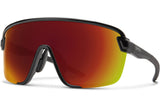 Smith Bobcat Glasses Black Chromapop Red Mirror