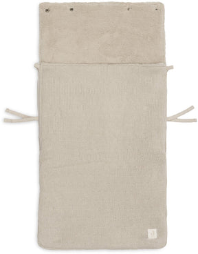 Jollein voetenzak groep 0+ 3 5 punts gordel sprinkle knit sand