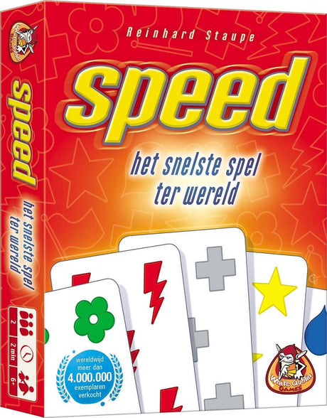 White goblin games - speed - kaartspel - 2 spelers - 2 minuten - vanaf 6 jaar - leuk cadeau