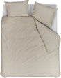 Vtwonen cozy slub dekbedovertrek - lits-jumeaux - 240 x 220 cm - zand