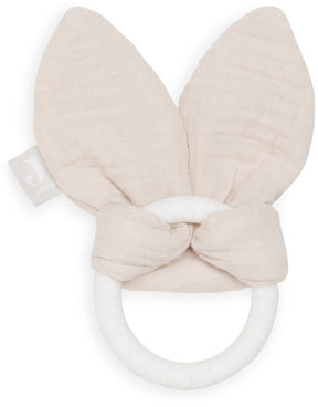 Jollein bijtring siliconen bunny ears - nougat