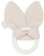 Jollein bijtring siliconen bunny ears - nougat