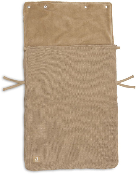 Jollein voetenzak groep 0+ 3 5 punts gordel basic knit hazel