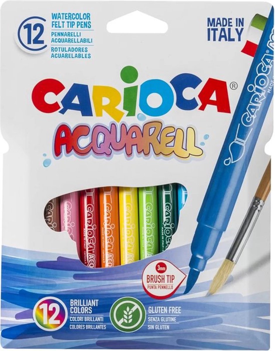 Carioca 12 aquarel viltstiften