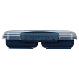 Sistema snack meeneem doos 2 vakken 350 ml assorti blauw lichtblauw