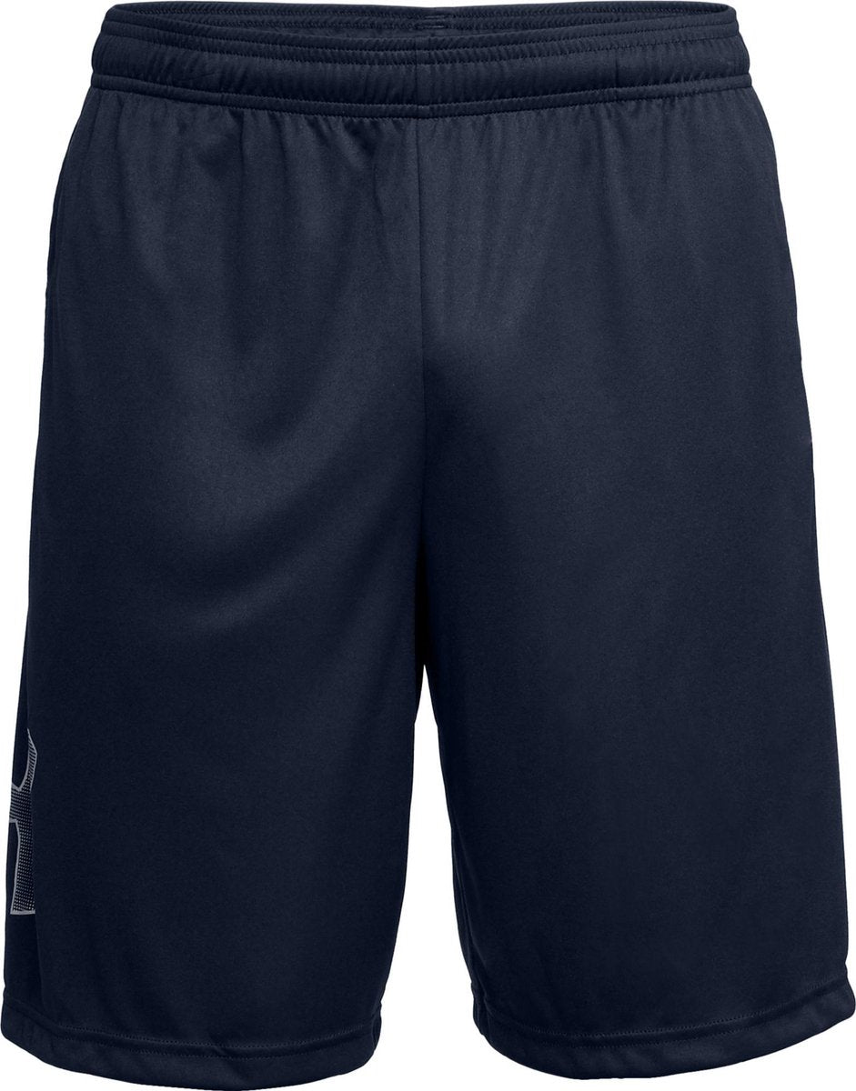 Under armour ua tech graphic short heren sportbroek - blauw - maat s