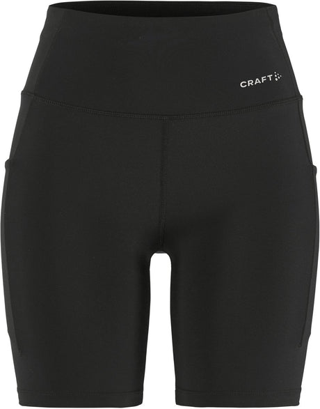 Craft essence short tights 3 w dames sportlegging - zwart l
