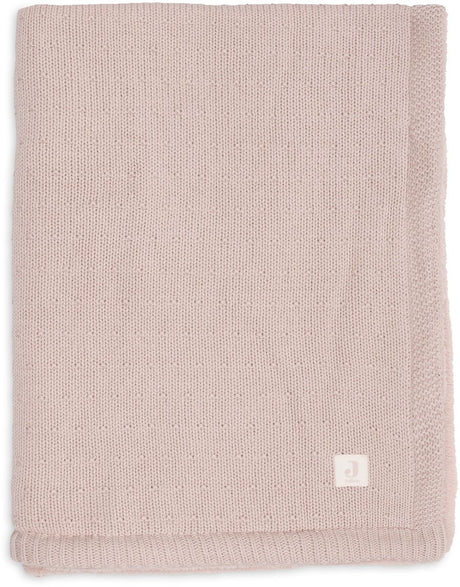 Jollein deken wieg 75x100cm sprinkle knit silk rose fluffy