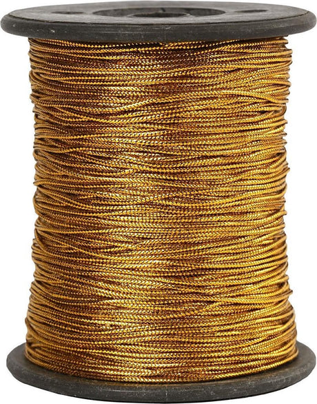 Creativ company koord, dikte 0,5 mm, goud, 100 m