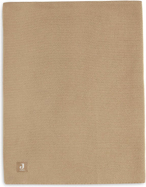 Jollein deken wieg 75x100cm basic knit biscuit