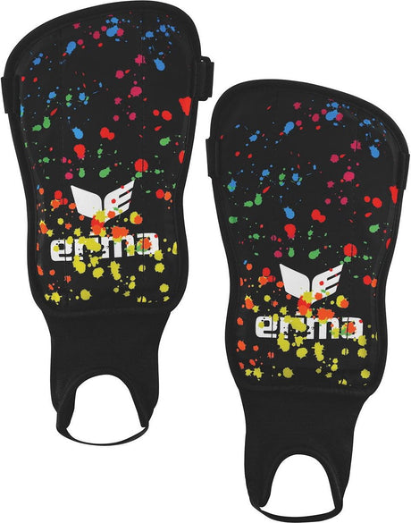 Erima flex guard ergono scheenbeschermer - zwart | maat: xxs