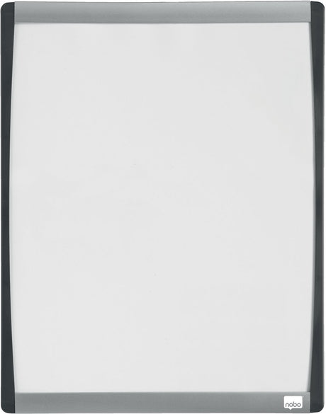 Nobo whiteboard met gewelfde lijst - 35,5 x 28cm - inclusief whiteboard accessoires - wit