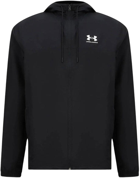 Under armour ua rival wvn windbreaker-blk heren sportjas - zwart - wit xl