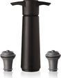 Vacuvin vacu vin wine saver zwart | vacuüm wijnpomp | 2 vacuum wine stoppers