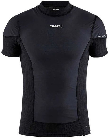 Craft active extreme x wind ss m heren thermoshirt - zwart - granite m