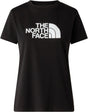 The north face w evolution half dome slim short sleeve dames outdoorshirt - tnf zwart